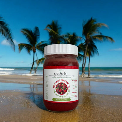 Succulent Strawberry Sea Moss Gel
